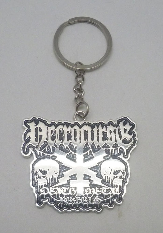 NECROCURSE "Death Metal Rebels" Metal Keychain