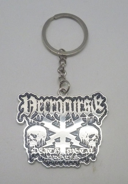 NECROCURSE "Death Metal Rebels" Metal Keychain