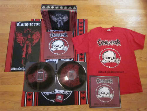 CONQUEROR "War.Cult.Supremacy" Die Hard Metal Vinyl Box Set