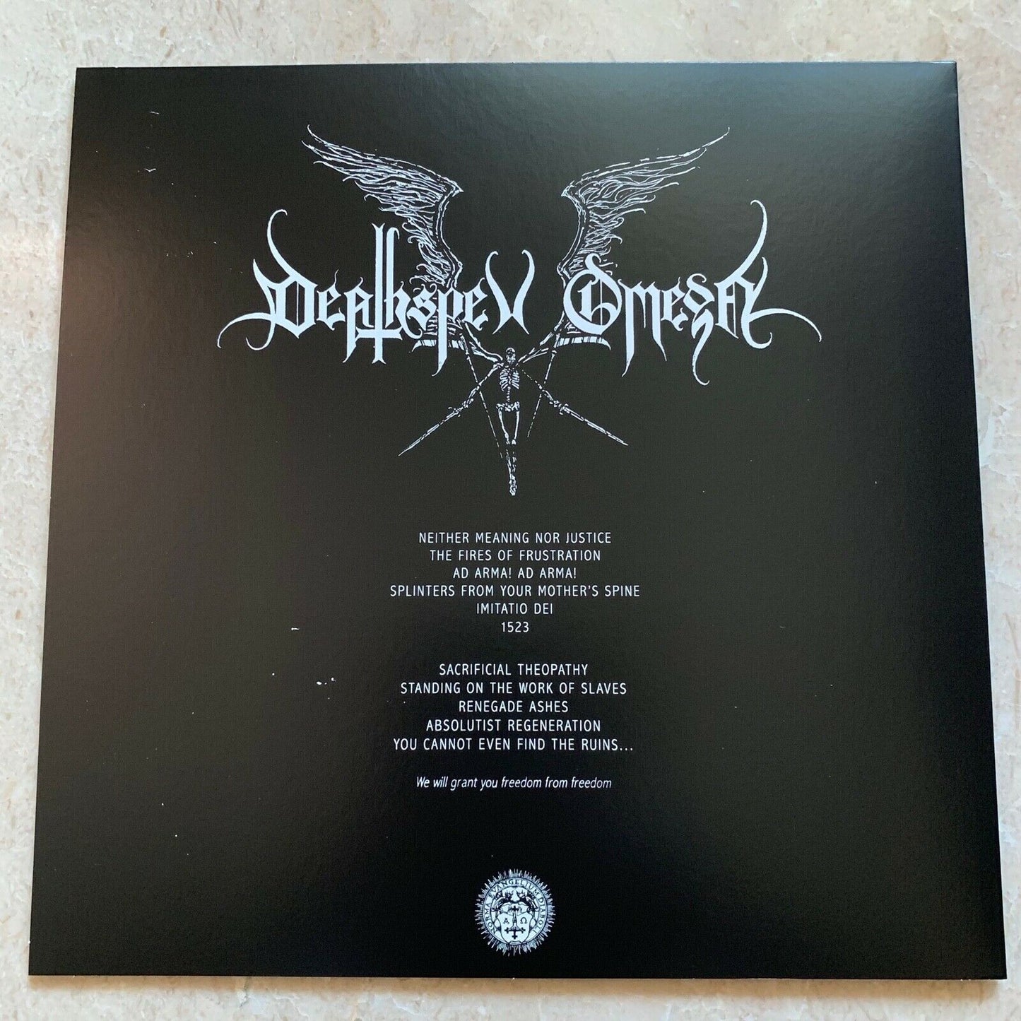 DEATHSPELL OMEGA "The Furnaces Of Palingenesia" LP