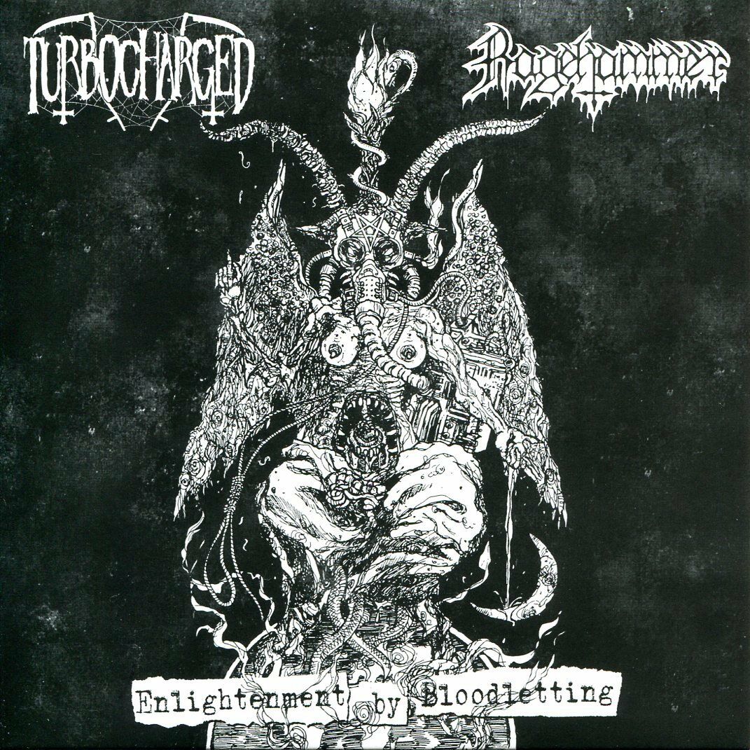 TURBOCHARGED / RAGEHAMMER "Enlightenment By Bloodletting" 7" EP