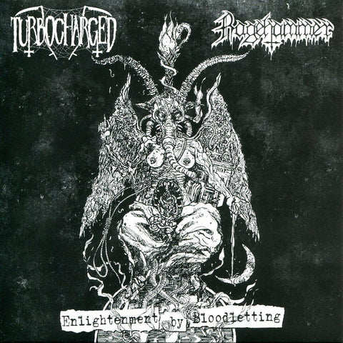 TURBOCHARGED / RAGEHAMMER "Enlightenment By Bloodletting" 7" EP