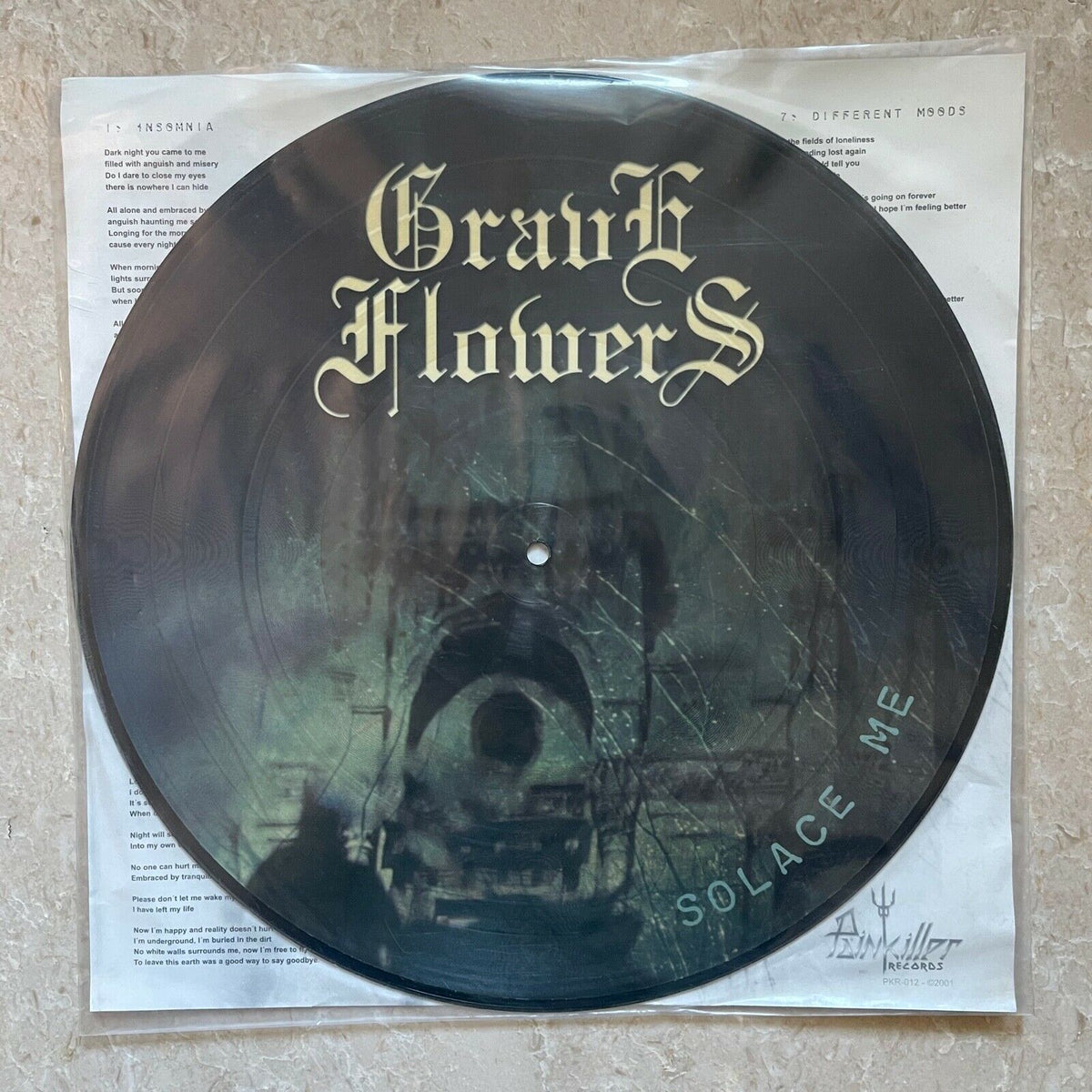 GRAVE FLOWERS "Solace Me" Picture LP Pulverised Records
