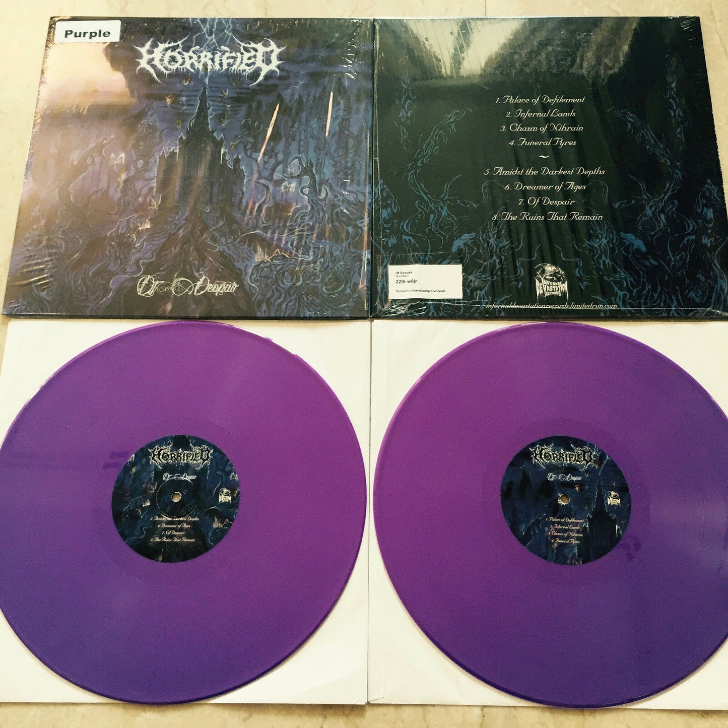 HORRIFIED "Of Despair" LP