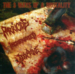 PARRICIDE / INCARNATED / REEXAMINE "3 Ways Of A Brutality" CD