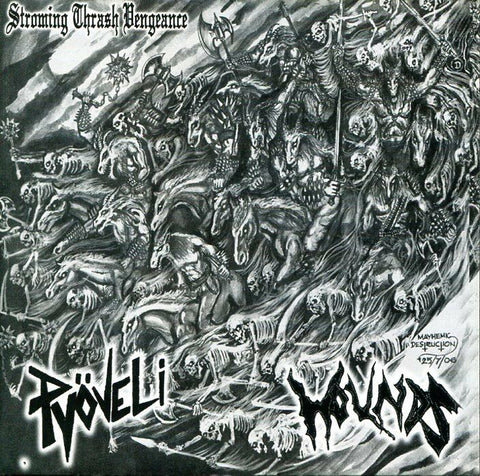 WOUNDS / PYOVELI "Storming Thrash Vengeance" CD
