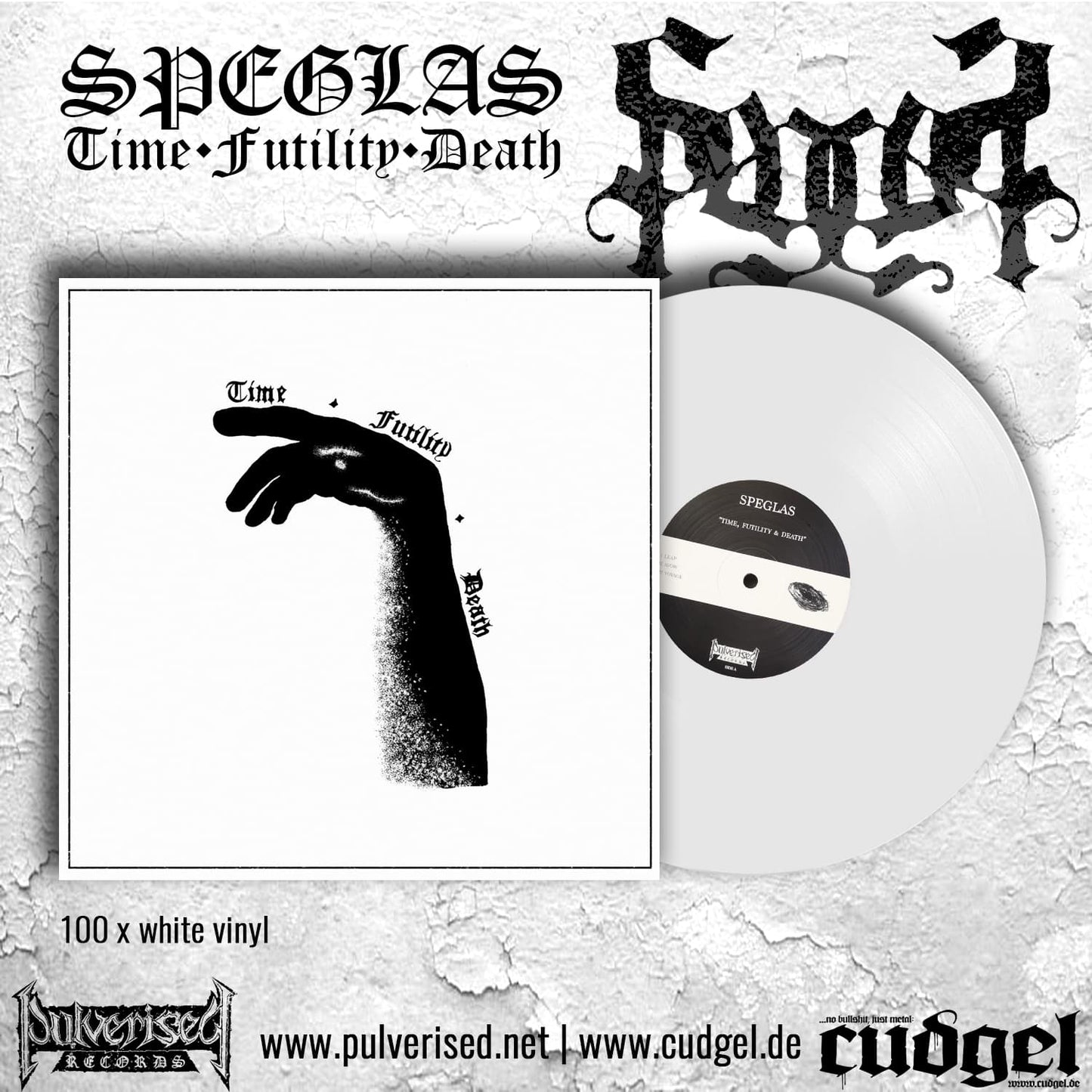 SPEGLAS "Time, Futility & Death" 12" Mini LP