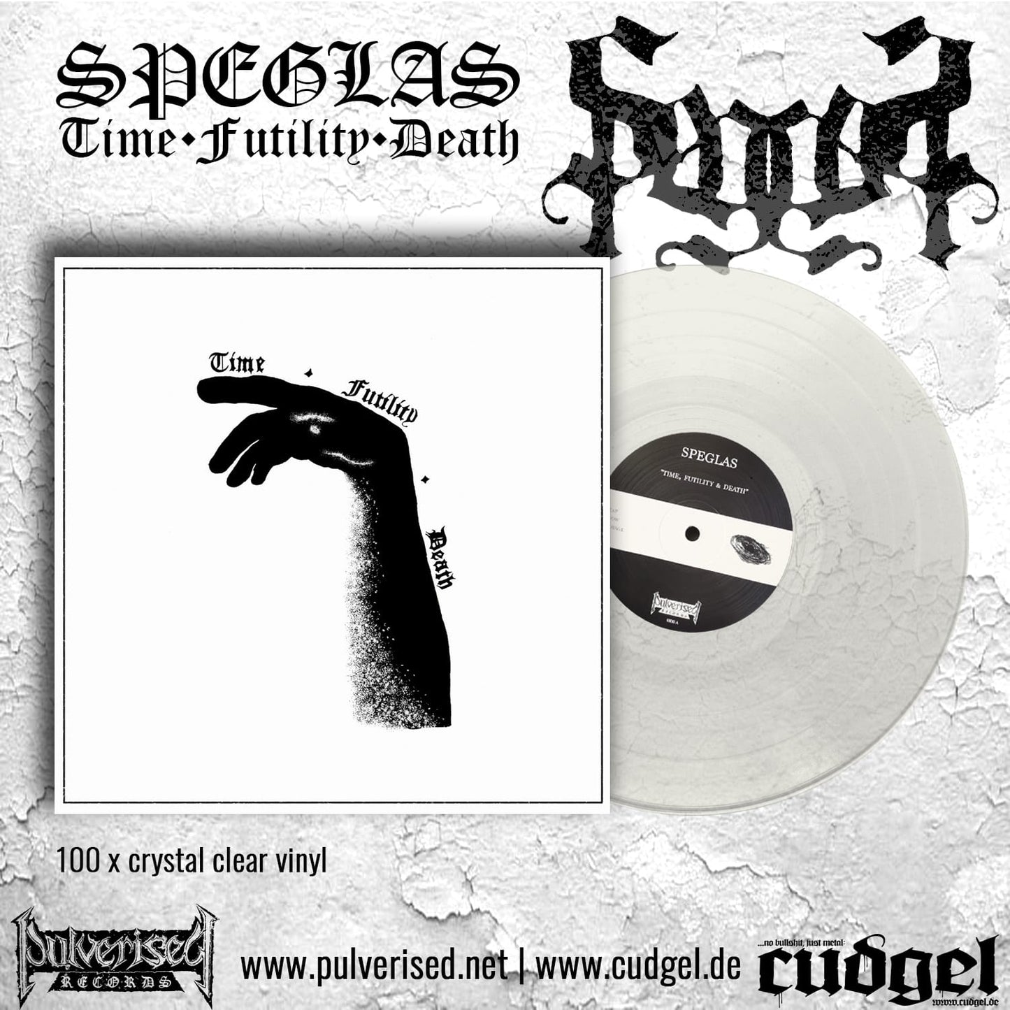 SPEGLAS "Time, Futility & Death" 12" Mini LP