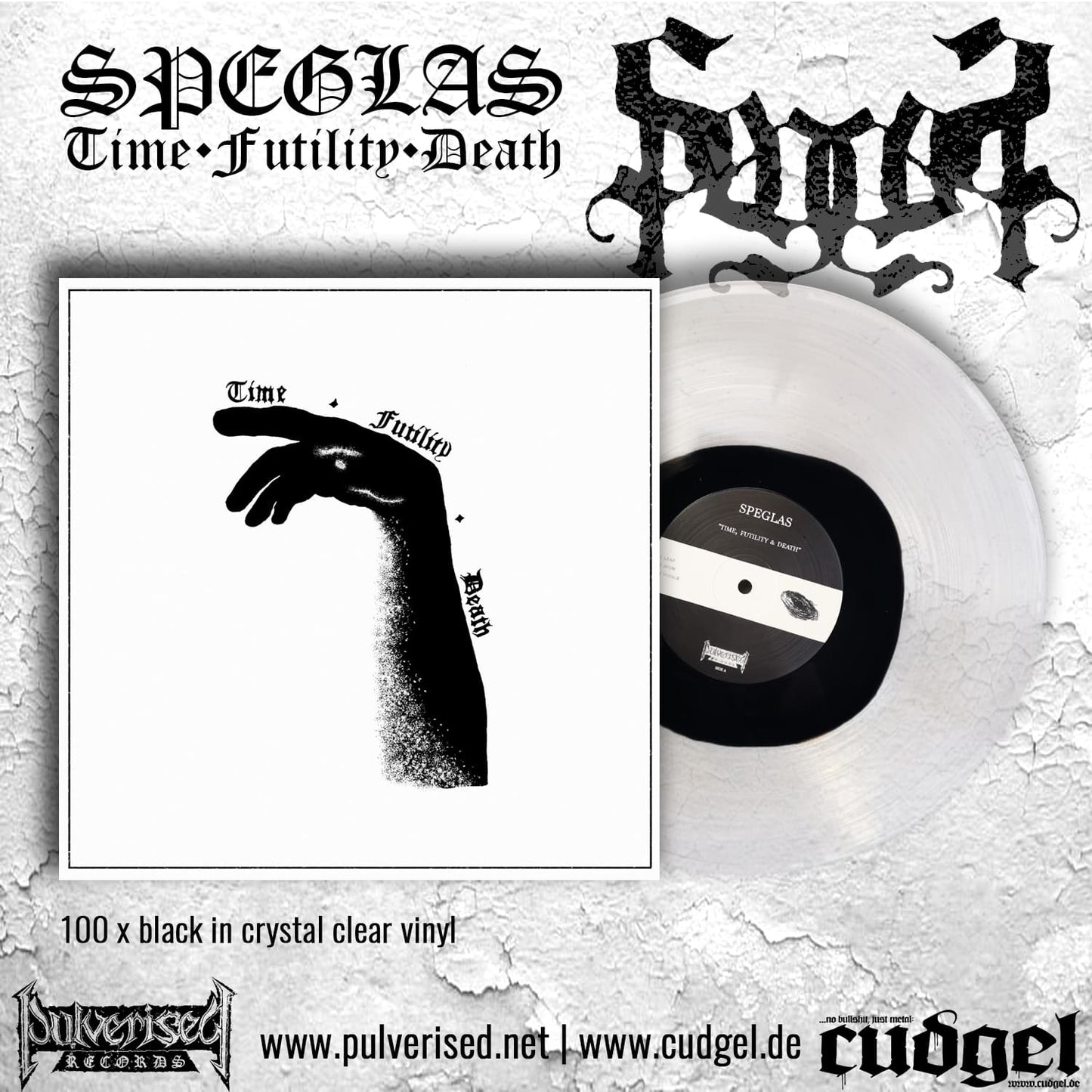 SPEGLAS "Time, Futility & Death" 12" Mini LP