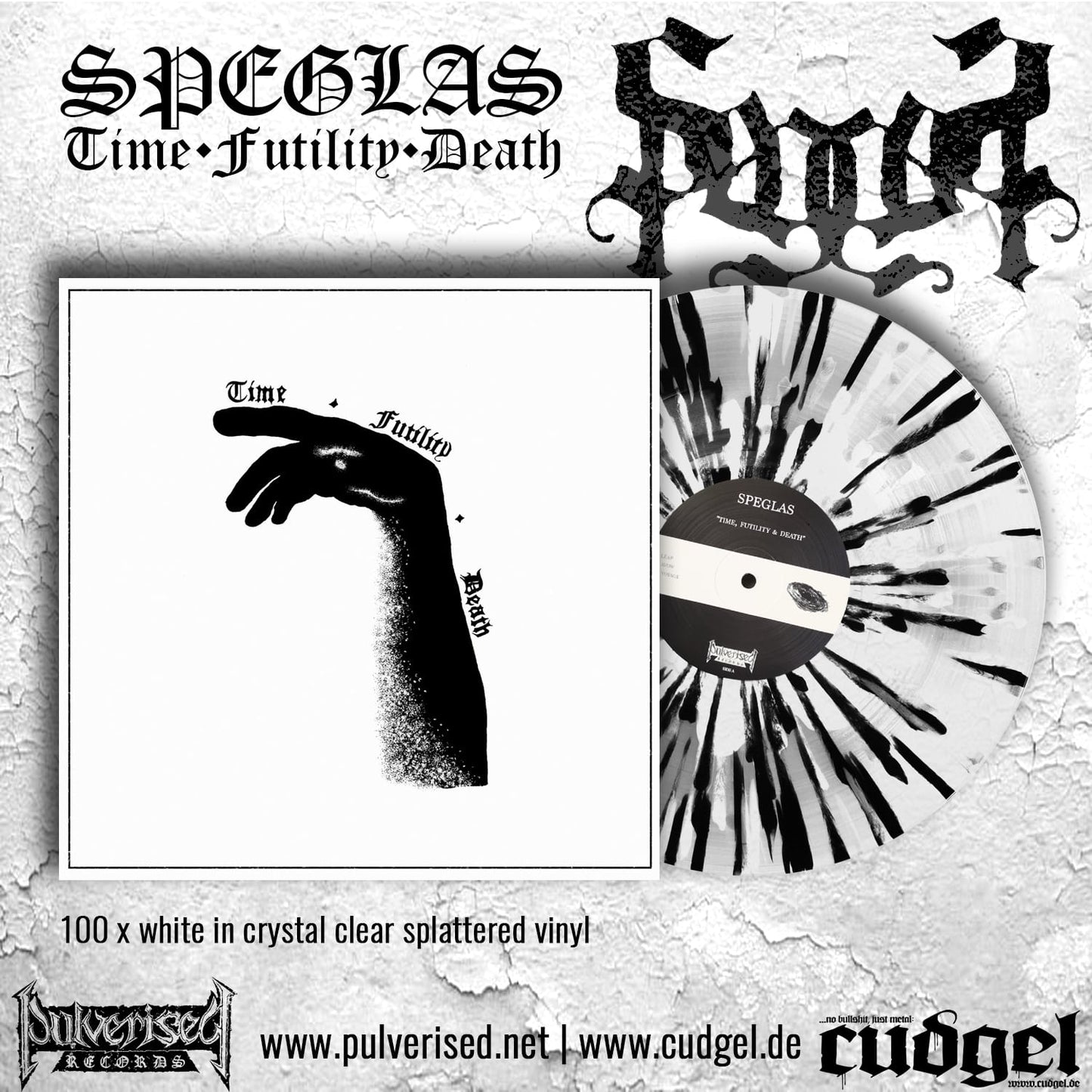 SPEGLAS "Time, Futility & Death" 12" Mini LP