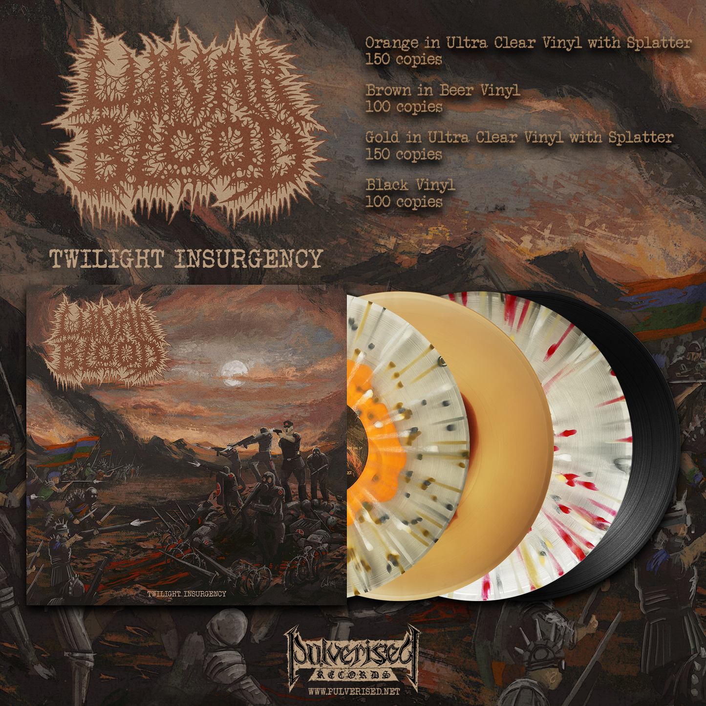 LUNAR BLOOD "Twilight Insurgency" Gatefold LP