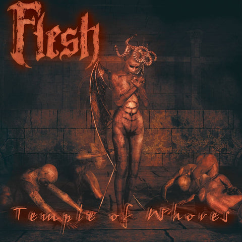 FLESH "Temple Of Whores" CD