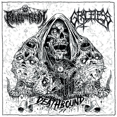REVEL IN FLESH / GRACELESS "Deathbound" 7" EP