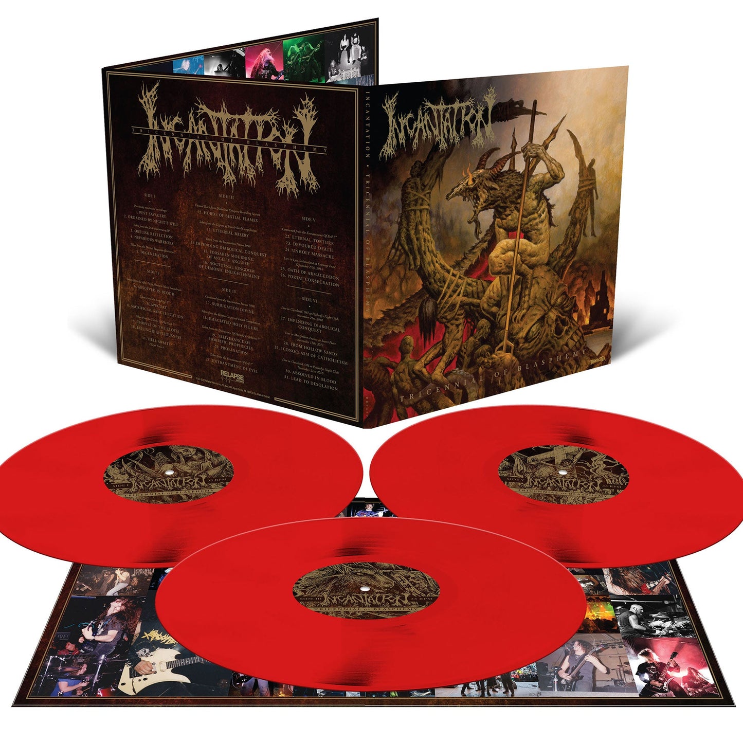 INCANTATION "Tricennial Of Blasphemy" 3LP