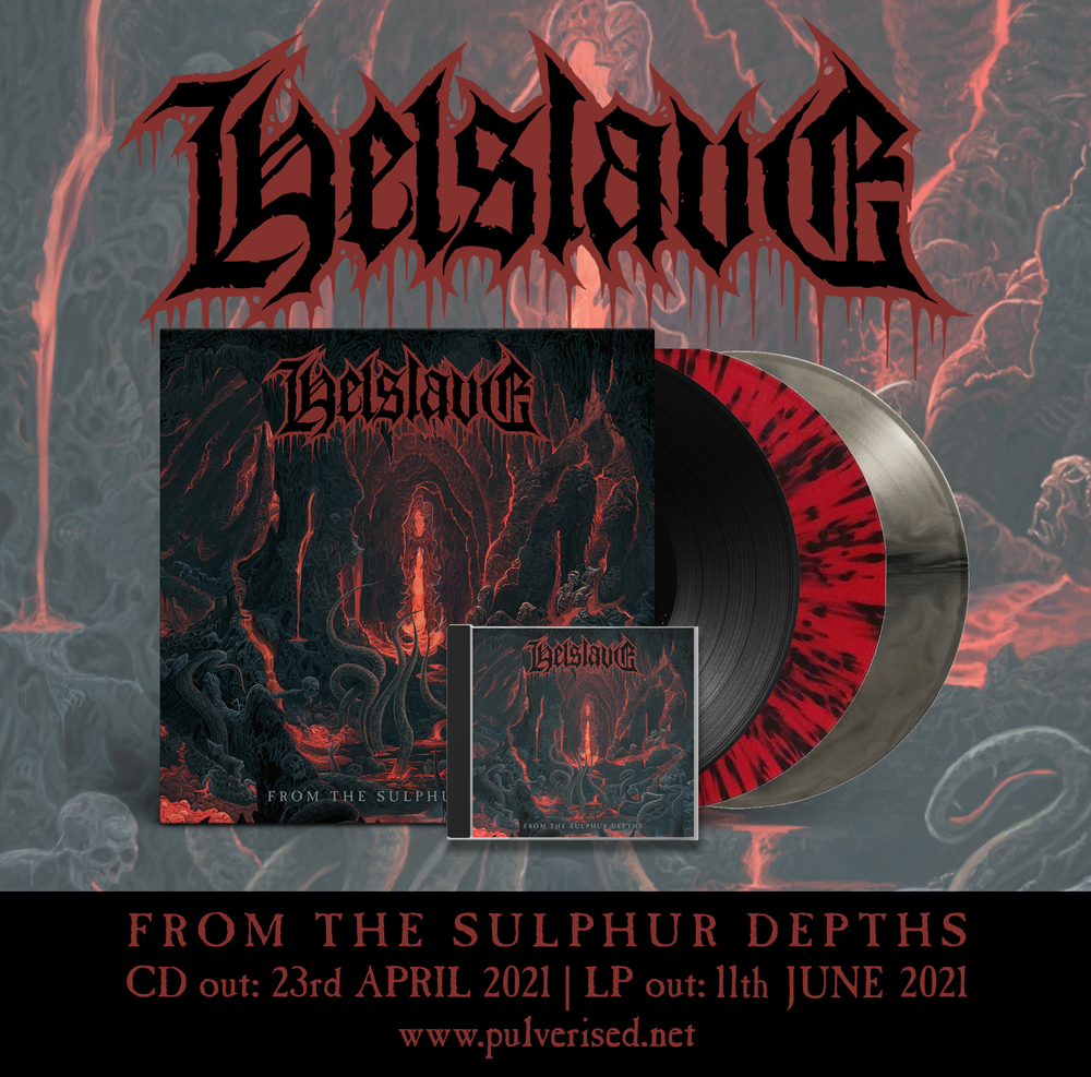 HELSLAVE "From The Sulphur Depths" LP