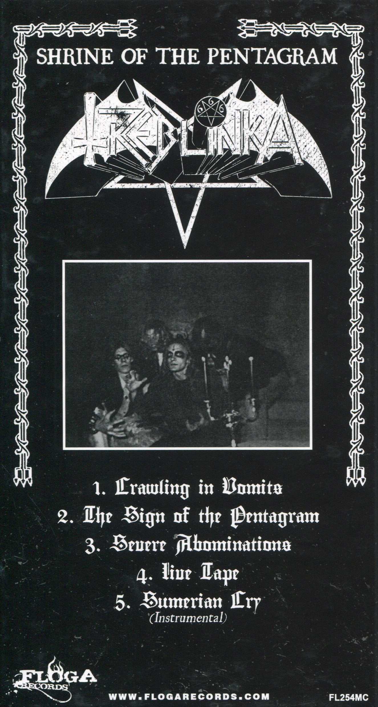 TREBLINKA "Shrine Of The Pentagram" Tape Box Set