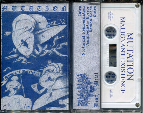 MUTATION "Malignant Existence" Cassette Tape